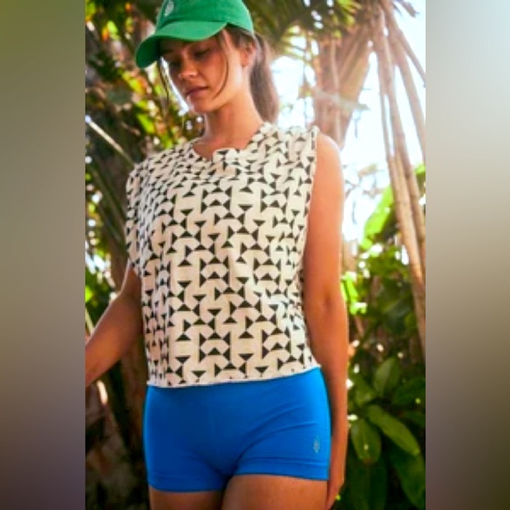 Free People Movement Boxy Geometric Tank Top - Picture 3 of 7